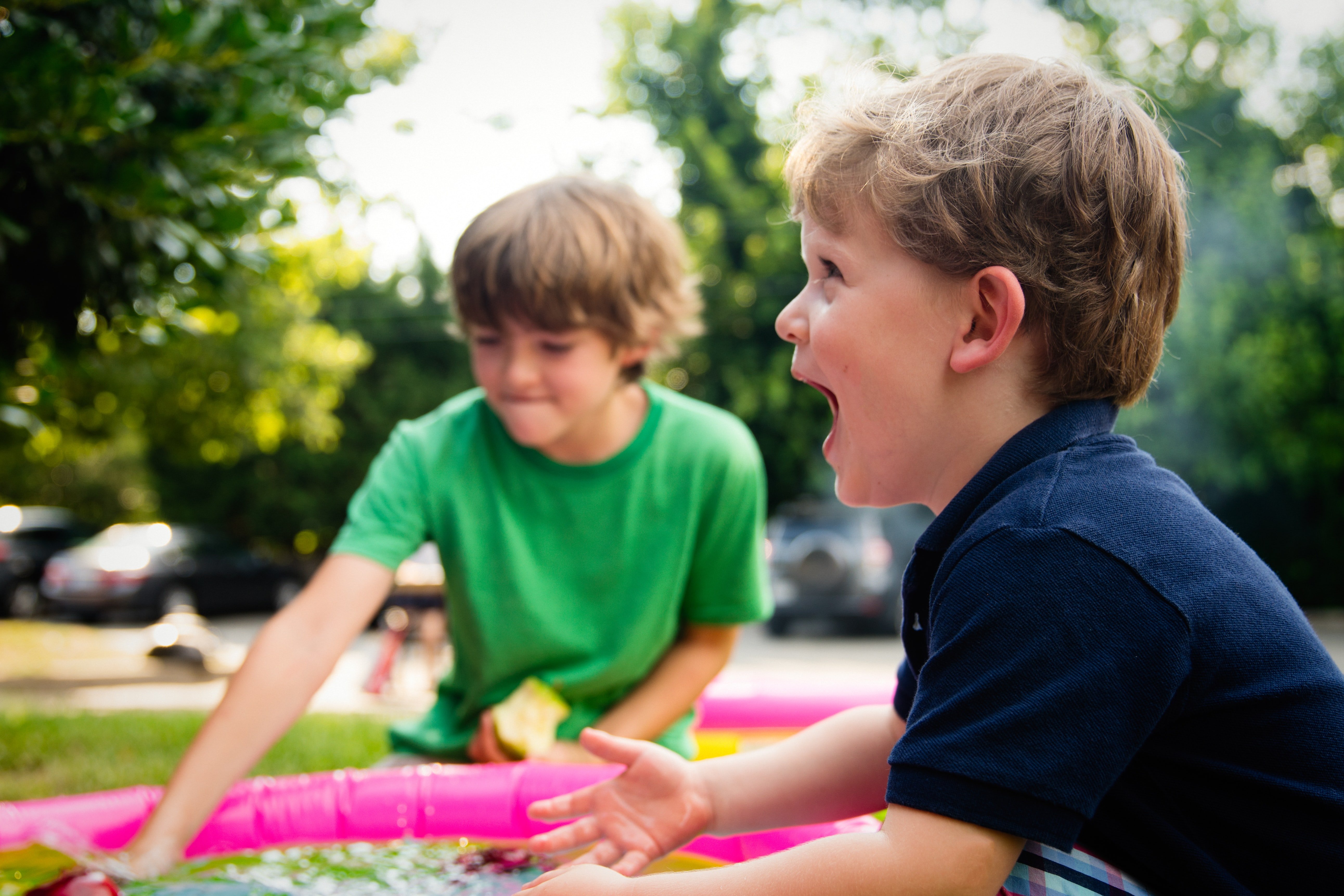 Boys playing 